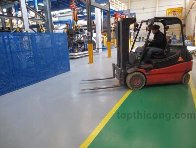 Bảng báo giá sơn nền sàn epoxy chịu tải trọng