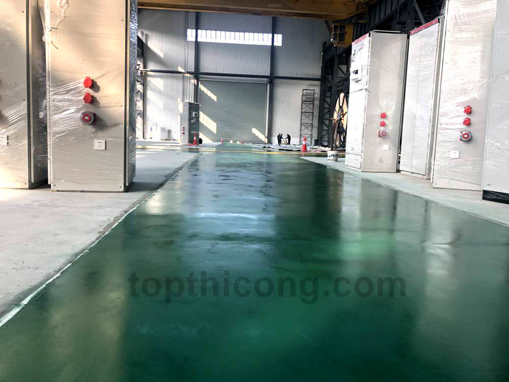 Ưu điểm chính khi sử dụng sơn nền epoxy cho kho xưởng