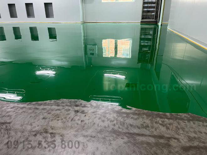Đối với phân khúc thi công sơn sàn epoxy giá rẻ
