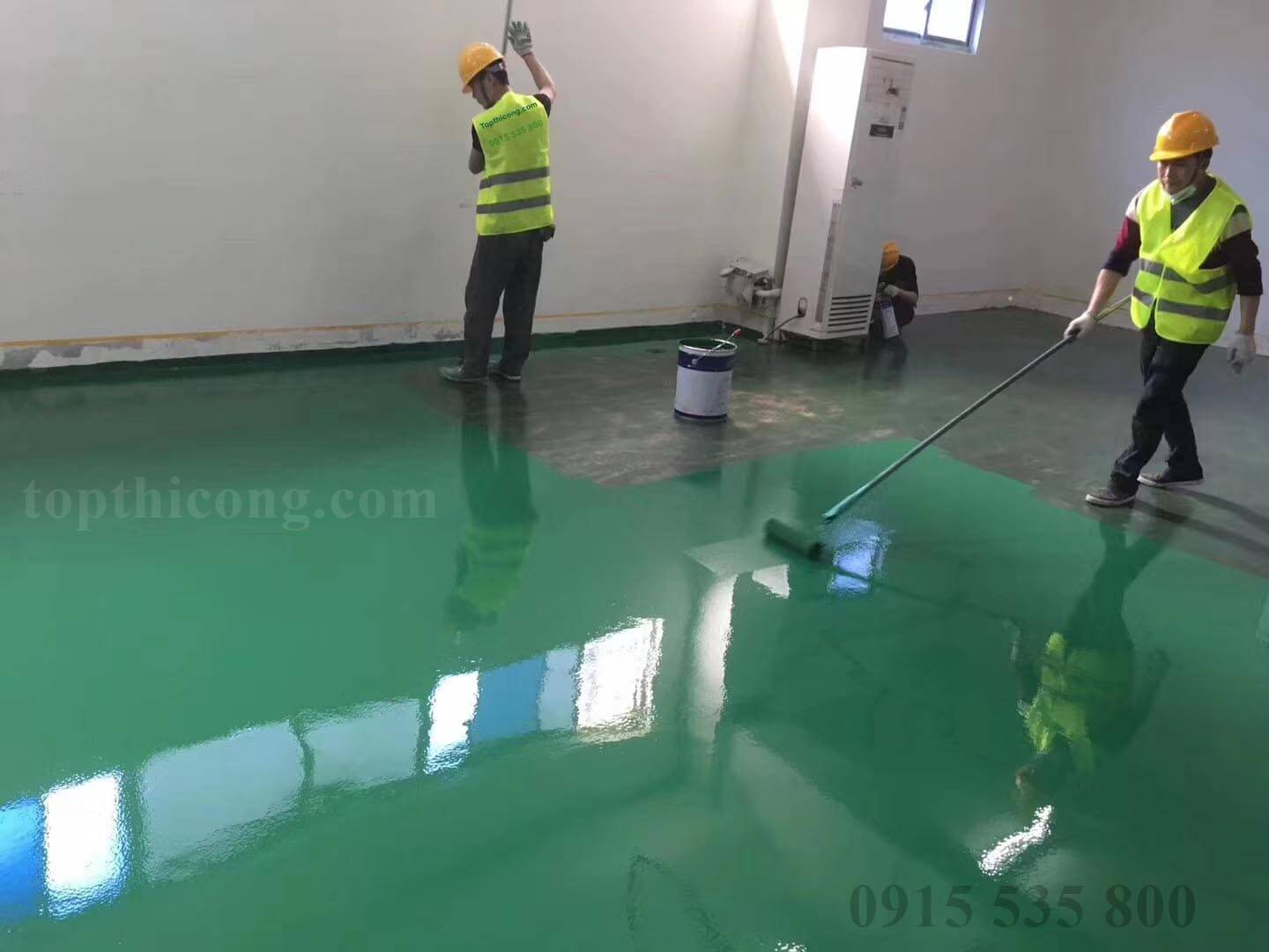 khách hàng đặt câu hỏi mà chúng tôi hay gặp nhất là tuổi thọ của sơn sàn epoxy