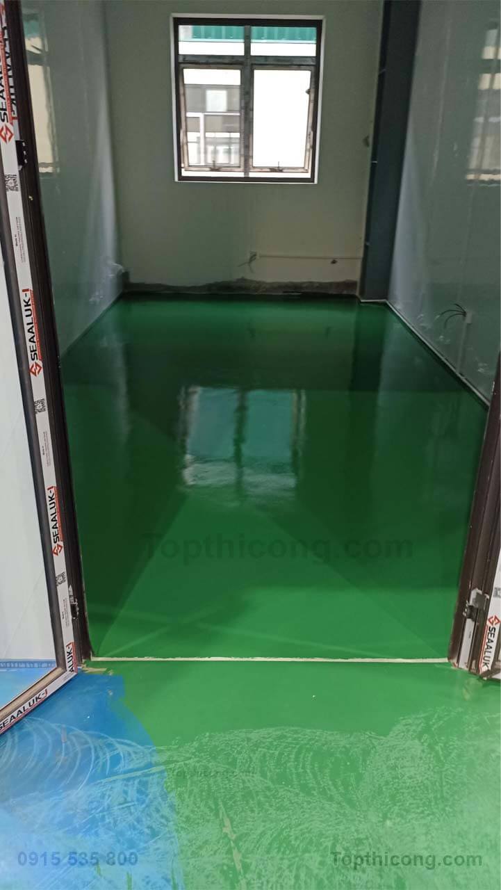Các loại sơn được áp dụng để sơn sàn bê tông