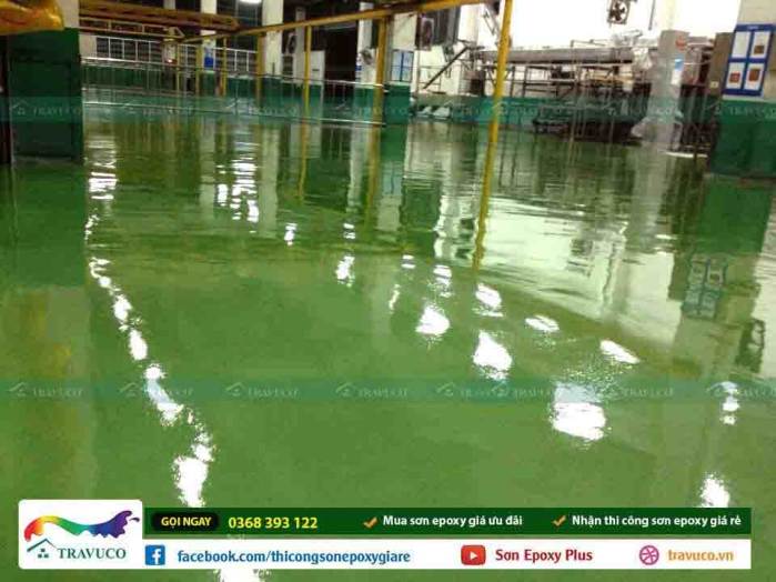 Nên chọn đơn vị thi công sơn epoxy nào uy tín cho sàn công nghiệp thực phẩm