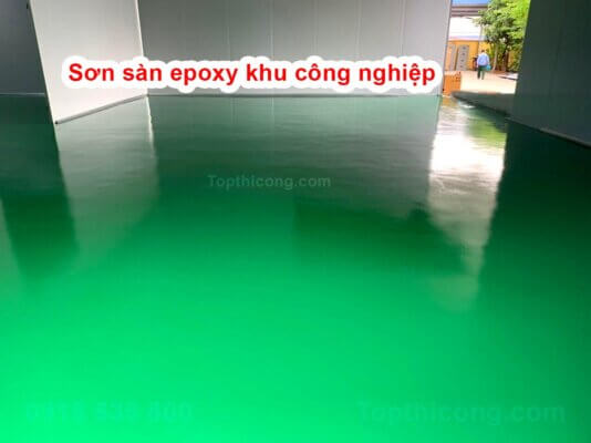 Sơn sàn epoxy khu công nghiệp vân trung Việt Yên Bắc Giang