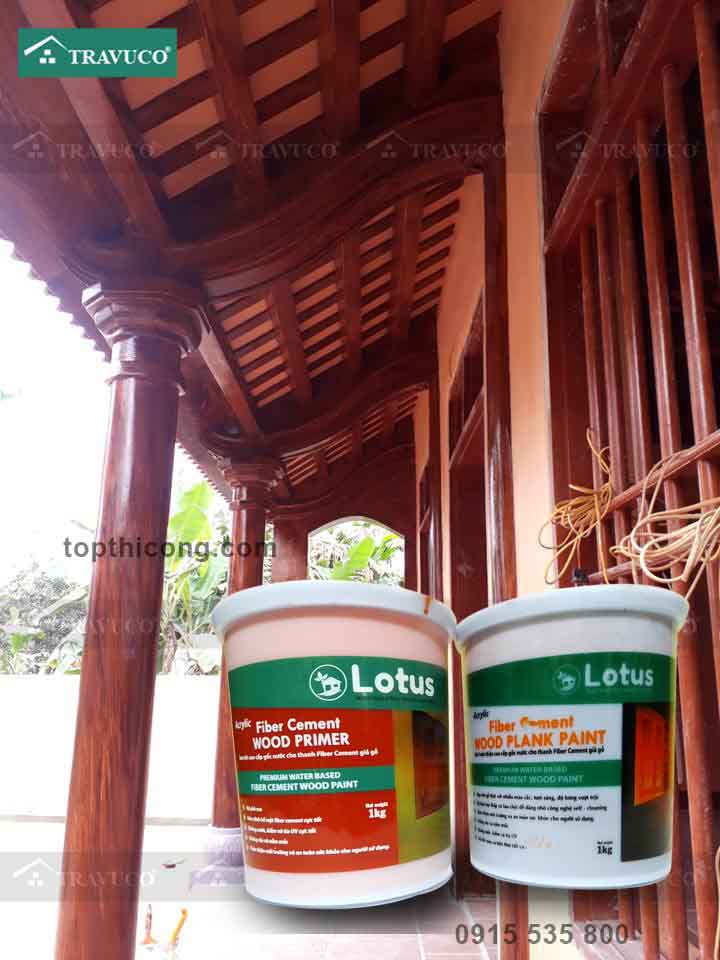 Thành phần sơn giả gỗ Lotus Thành phần sơn giả gỗ Lotus