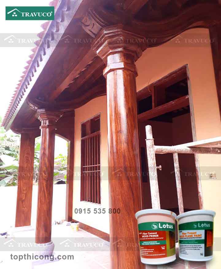 Thông số kỹ thuật của sơn giả gỗ Lotus gốc nước Thông số kỹ thuật của sơn giả gỗ Lotus gốc nước