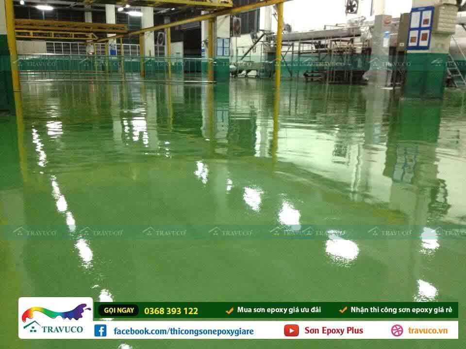 dịch vụ thi công sơn nền sàn epoxy nhà xưởng chuyên nghiệp nhất của Trần Vũ