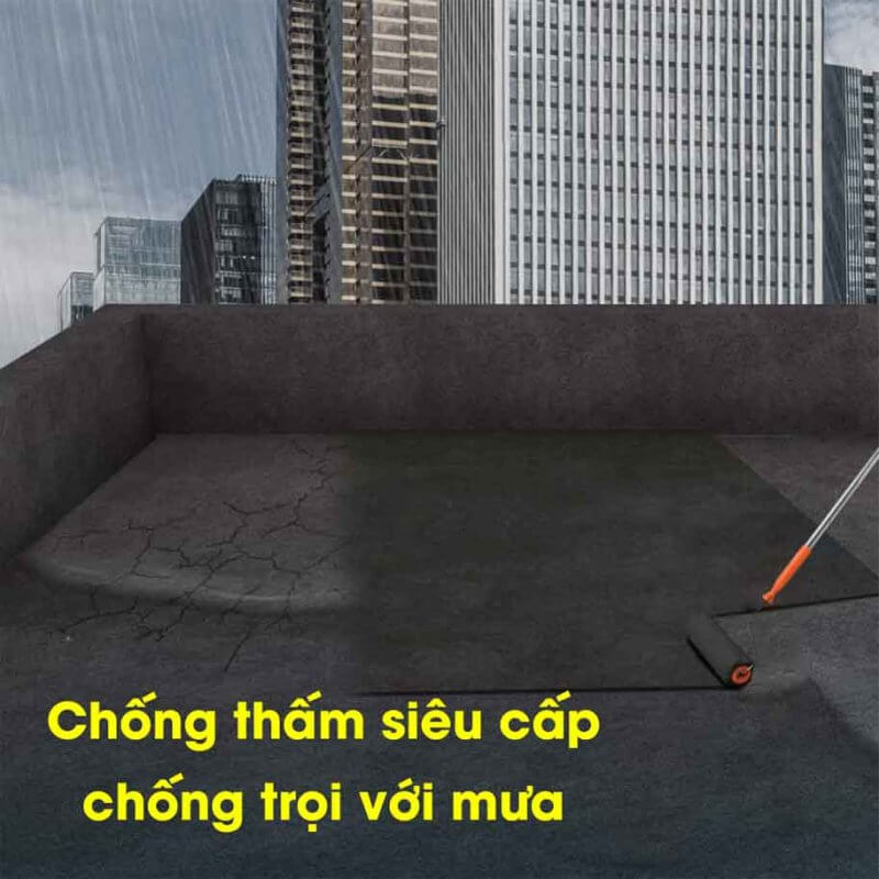 Chống thấm siêu cấp chống trọi với mưa mái nhà sân thượng?