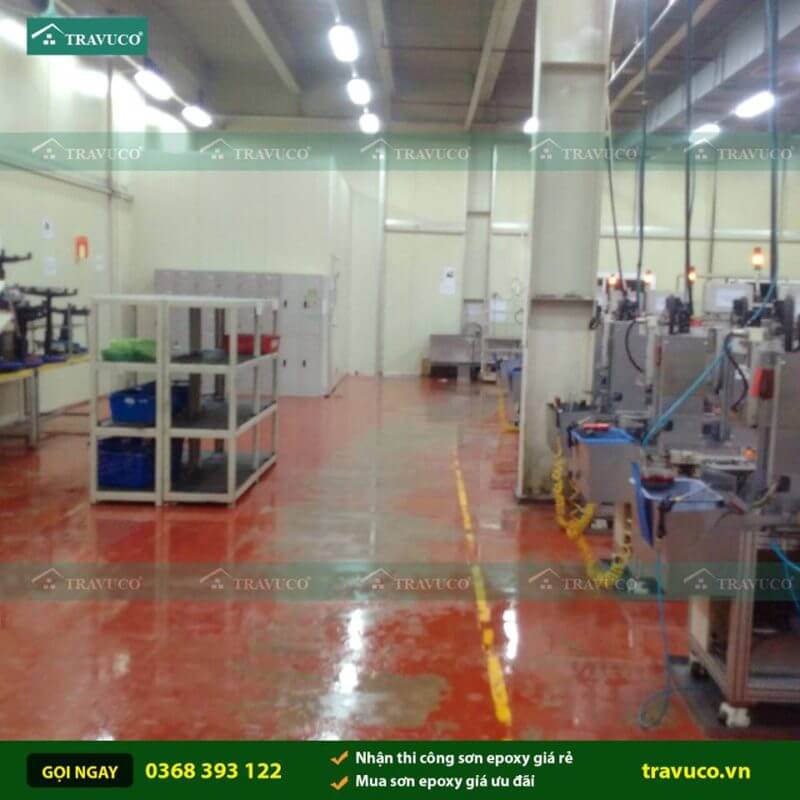 Công trình khu công nghiệp vân trung Việt Yên,Bắc Giang Sơn Kcc epoxy