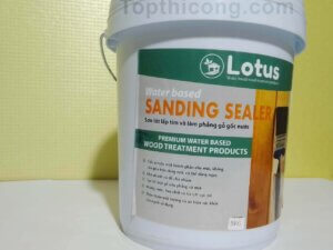 Giới thiệu sơn lót cho gỗ Lotus sanding sealer