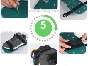 Hướng dẫn lắp giày đinh thi công