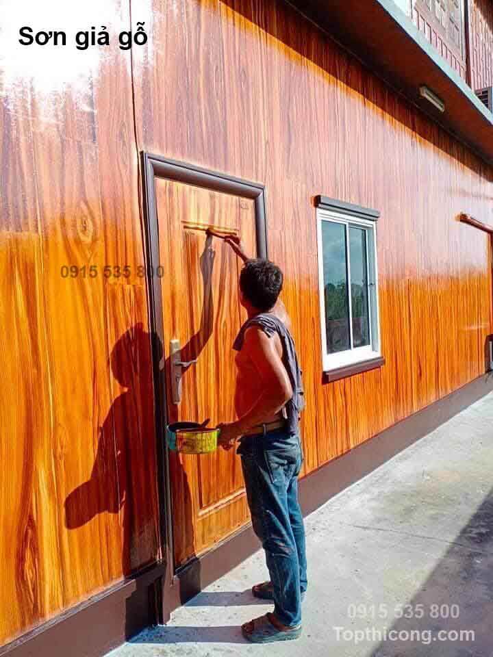 Hướng dẫn sơn giả gỗ giống thật đến 99% không cần pha sơn