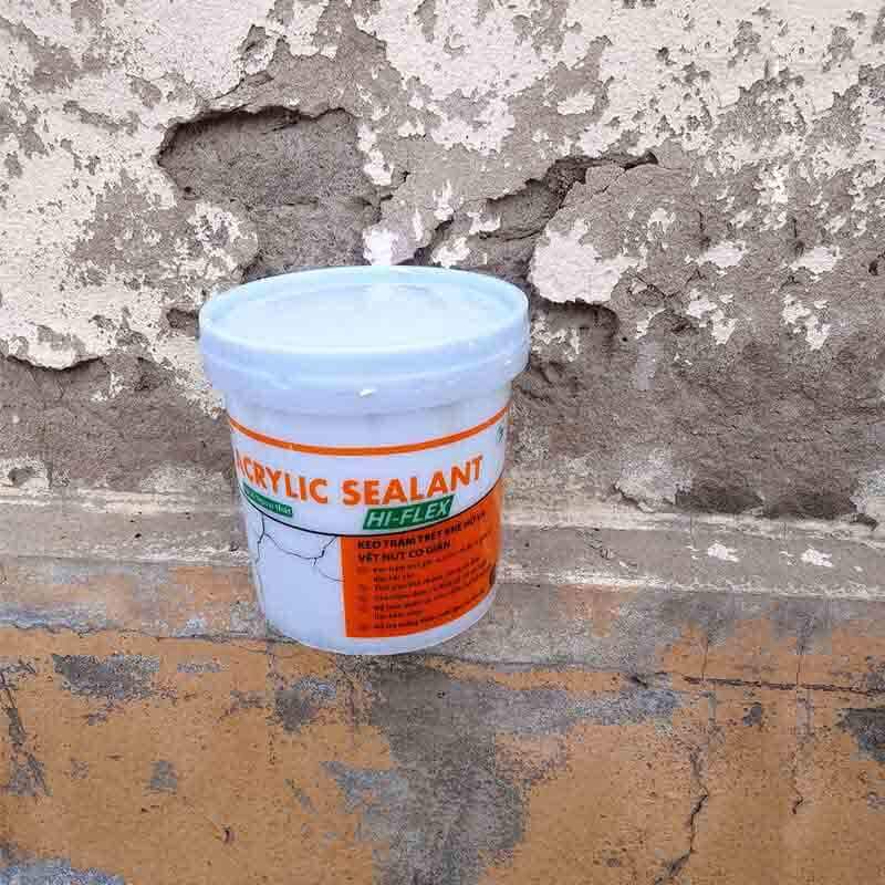 Keo trám vết nứt khe tường Keo trám vết nứt khe tường