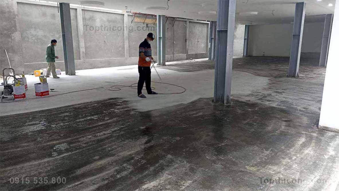 Máy phun sơn epoxy Áp suất phun và tốc độ dòng chảy
