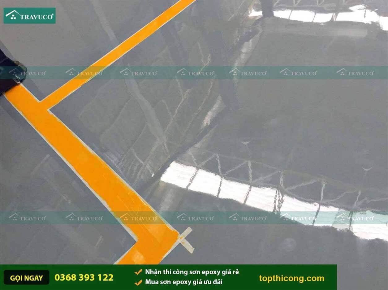 Sàn epoxy cho nền bê tông chống trơn trượt