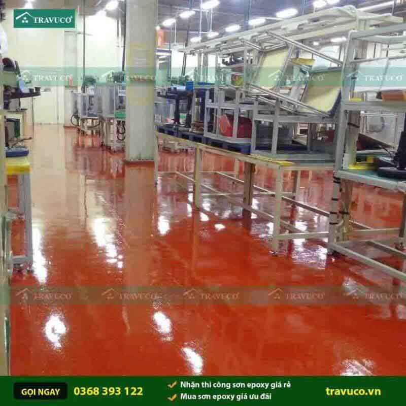 Sàn epoxy làm phẳng bề mặt sàn