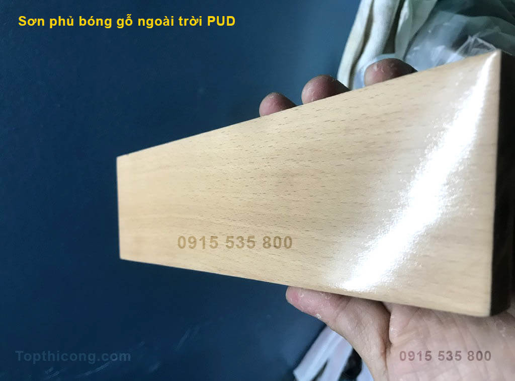 Sơn PU gỗ ngoài trời Lotus Wood Paint có khả năng chịu thời tiết tốt, kháng UV và kháng nước