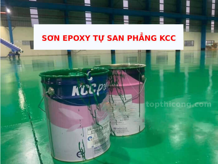 Sơn Tự San Phẳng Sàn Epoxy kcc mới nhất giá sỉ 16L Lining