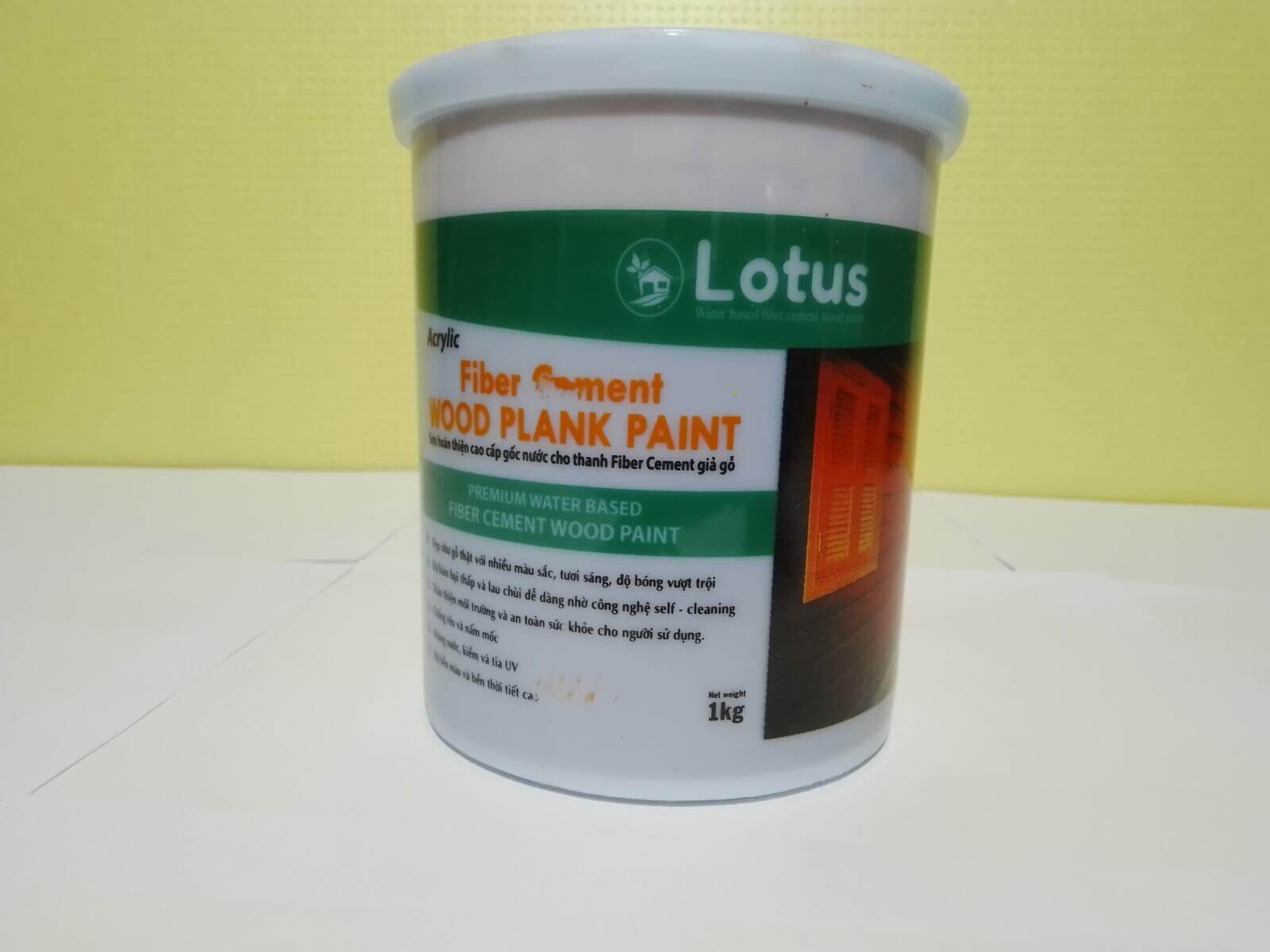 Sơn giả gỗ trên sắt cao bêtông Lotus là gì