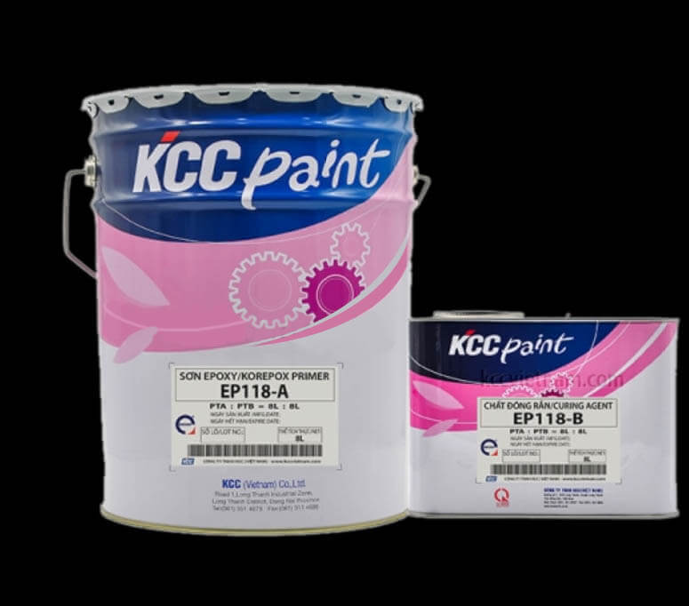 Sơn lót epoxy KCC sàn bê tông Sàn Công Nghiệp 16l Sơn lót epoxy KCC sàn bê tông Sàn Công Nghiệp 16l