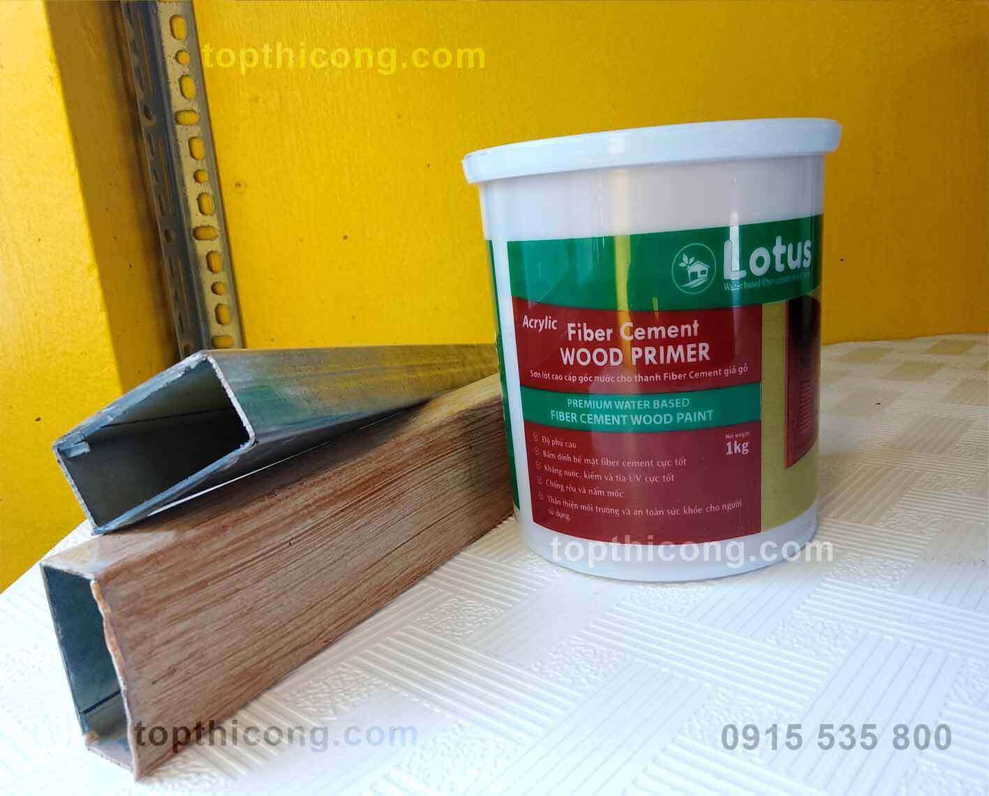 Sơn lót giả gỗ tạo nên bề mặt chân bám cực tốt Sơn lót giả gỗ tạo nên bề mặt chân bám cực tốt