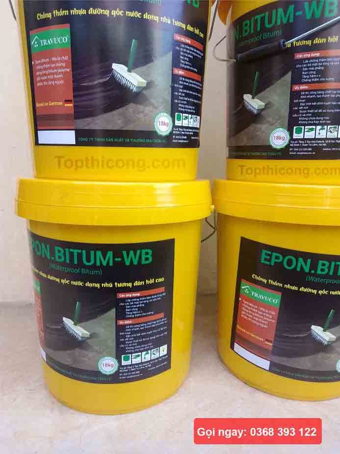 Thông số kỹ thuật Chống Thấm chống dột bitum