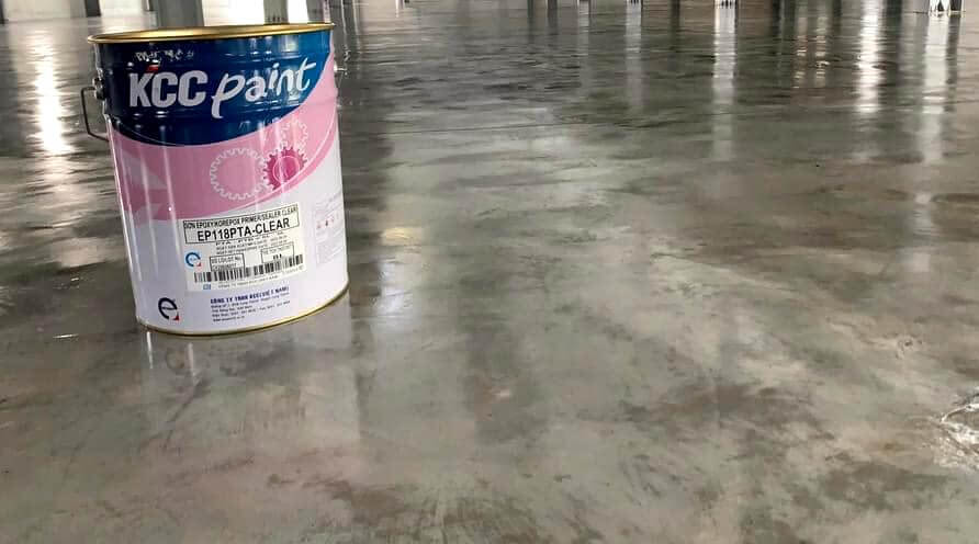 Tổng quan về Sơn lót Epoxy KCC sàn bê tông Tổng quan về Sơn lót Epoxy KCC sàn bê tông