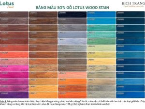 bảng màu sơn gỗ đẹp tự nhiên xu hướng nhất trên thị trường
