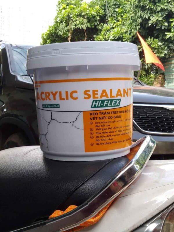 Keo Hi-Flex Sealant xử lý vết nứt tường