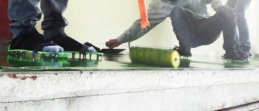 Hướng dẫn cac buoc thi cong son san epoxy tu san phang