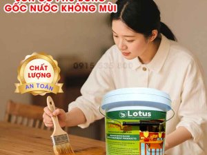 sơn bóng gỗ không màu acrylic