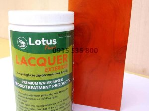 sơn phủ bóng đồ gỗ - Sơn phủ bóng cho gỗ nhanh và đẹp Lotus Acrylic lacquer