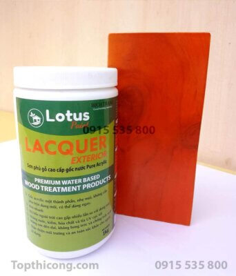 sơn phủ bóng đồ gỗ - Sơn phủ bóng cho gỗ nhanh và đẹp Lotus Acrylic lacquer