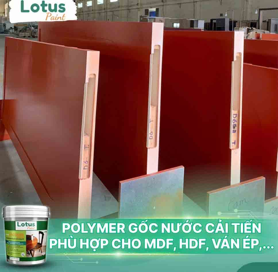 sơn phủ bóng gỗ công nghiệp