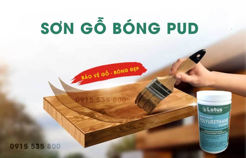 Ưu điểm nổi bật Sơn gỗ Sơn phủ hoàn thiện PUD Polyurethane bóng nội thất