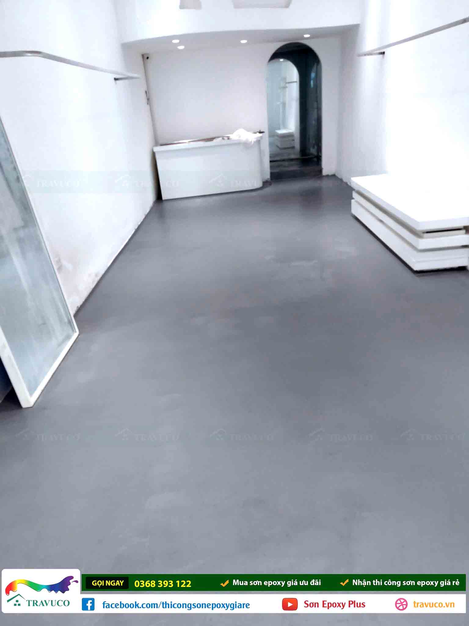 Quy trình thi công epoxy sơn sàn giả xi măng chuẩn đẹp Quy trình thi công epoxy sơn sàn giả xi măng chuẩn đẹp