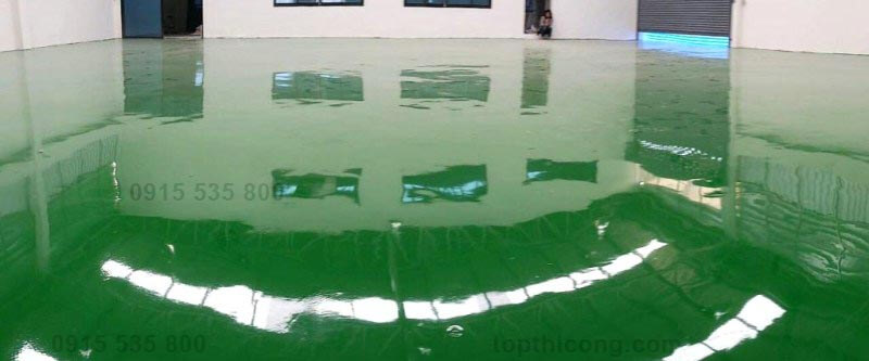 Độ ẩm đến sàn Epoxy kém chất lượng