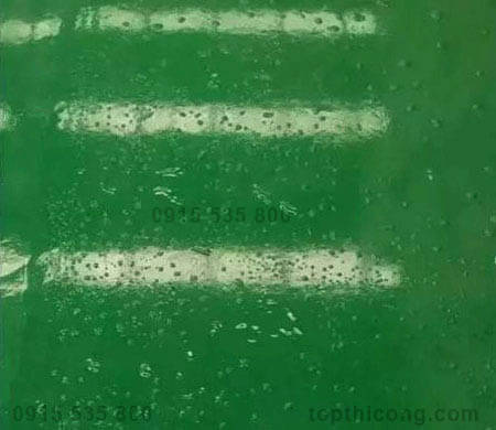 Khi thi công sơn sàn epoxy nhà xưởng