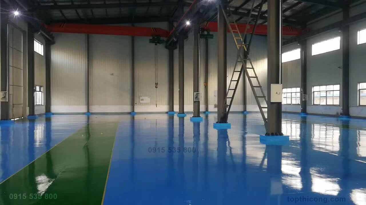 Vì sao sàn Epoxy bị sưng hoặc bong tróc, bong bóng sau khi thi công