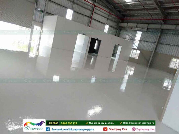 giải pháp và thi công sơn epoxy sàn bê tông