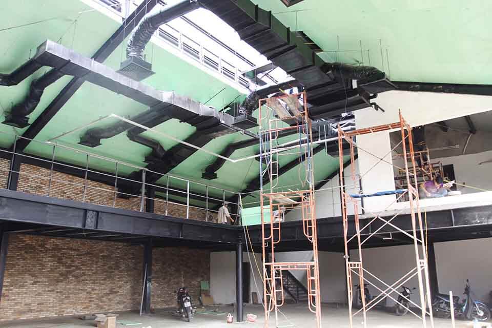 Giải pháp chống nóng mái tôn bên dưới