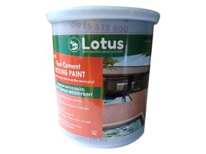 Sơn sàn giả gỗ ngoài trời giá rẻ 1m2 Lotus Decking Paint