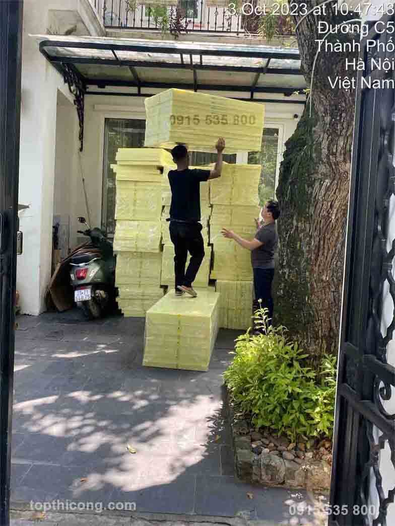 Tấm xốp xps kun foam sử dụng trong hệ thống tầng hầm