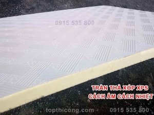 Trần cách nhiệt xốp xps Kunfoam - Trần thả cách nhiệt 600*600mm