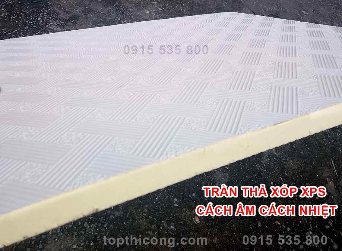Trần cách nhiệt xốp xps Kunfoam - Trần thả cách nhiệt 600*600mm Trần cách nhiệt xốp xps Kunfoam - Trần thả cách nhiệt 600*600mm