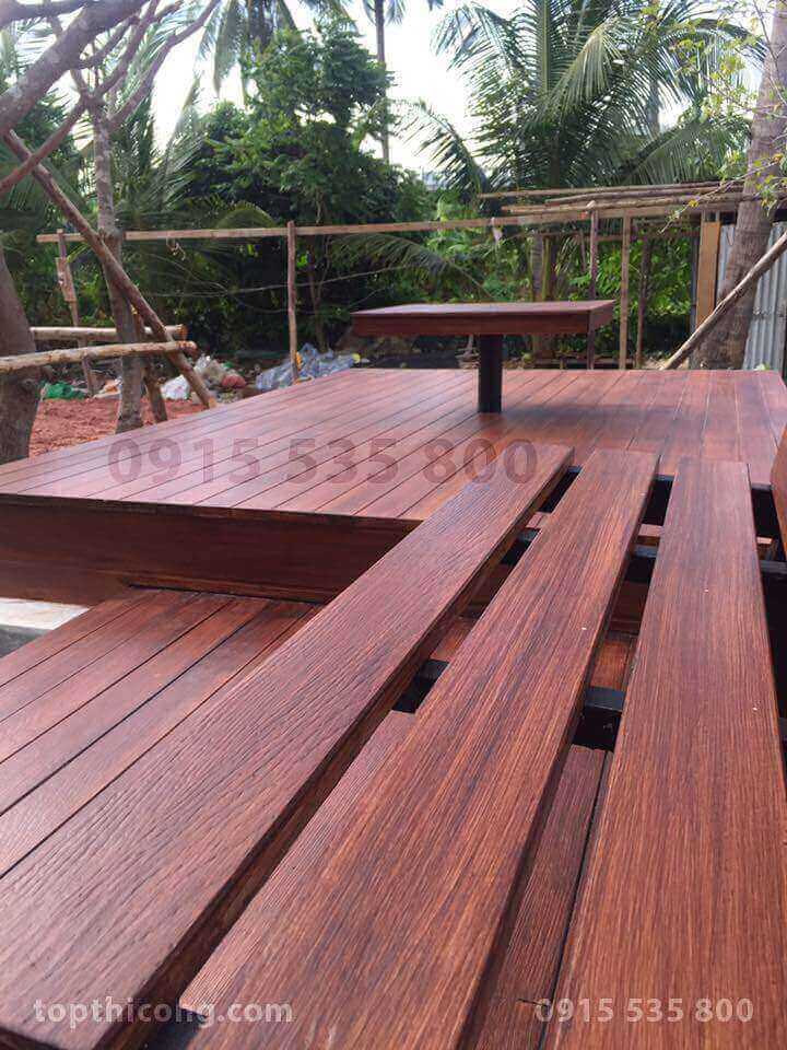 Ưu điểm đặc biệt Sơn sàn giả gỗ Lotus Decking Paint