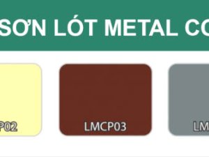 bảng màu sơn lót sơn lót sắt mạ kẽm lotus metal coat primer