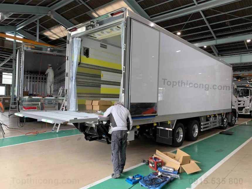 cách nhiệt sử dụng rộng rãi trong lĩnh vực xe tải đông lạnh