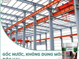 ưu điểm nổi bật của sơn kim loại sơn lót sắt mạ kẽm lotus