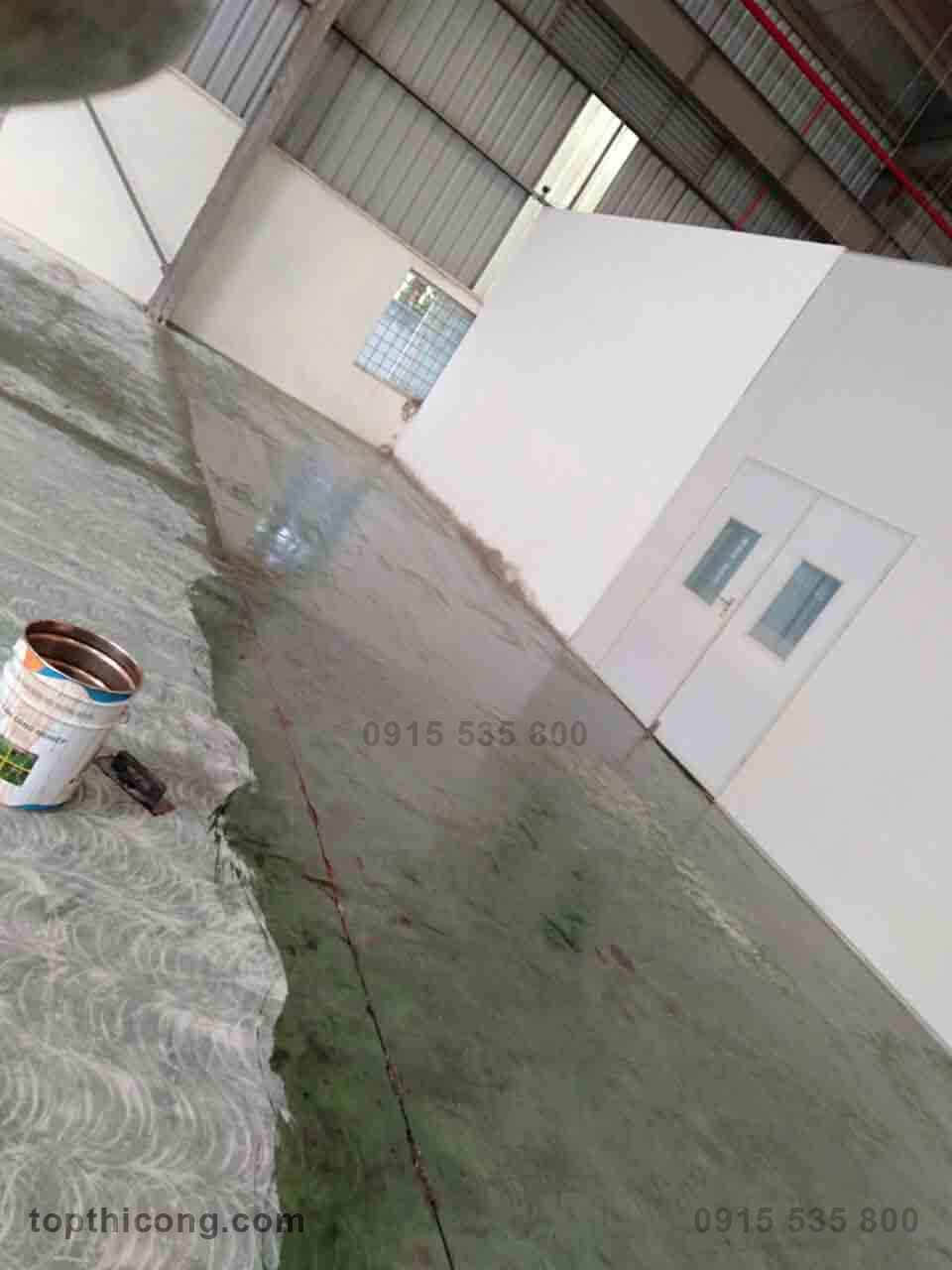 Sơn lót sàn epoxy giữ cho bề mặt láng, dễ xử lý khiếm khuyết Sơn lót sàn epoxy giữ cho bề mặt láng, dễ xử lý khiếm khuyết