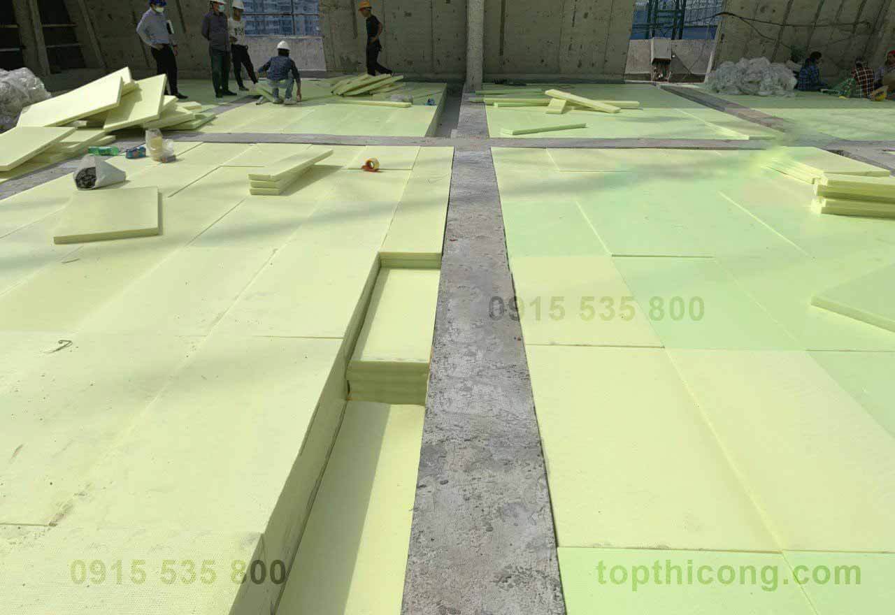 Tấm cách nhiệt XPS KunFoam để nâng nền